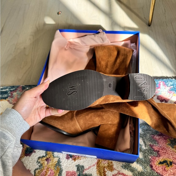 Stuart Whitman Tieland boot in coffee suede size 37.5, worn once - Picture 4 of 5